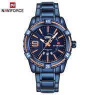 NAVIFORCE NAVIFORCE 9117 Men's watch Fashion Unique Stainless Steel Band Waterproof Quartz Wrist wat