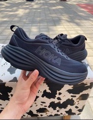 HOKA ONE ONE Bondi 8邦代8长距离公路 低帮跑步鞋 男款 黑色