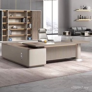 Light Large Workbench Combination Table Simple Office Furniture President Old Supervisor Modern Boar