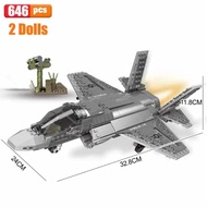 Compatible with LEGO Thunderbolt II A10 Fighter Block Mô hình 3D Bộ sưu tập quân sự Khối cho trẻ em