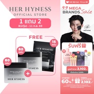 [แพคคู่] HER HYNESS INSTANT PORE REFINE BLACK TONER PAD โทนเนอร์แพดดำ 80 แผ่น