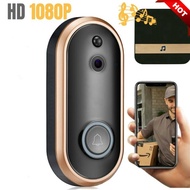 1080P WiFi Wireless Video Doorbell Two-Way Talk Smart Door Bell with Security Camera