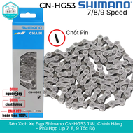 Sên Xích Xe Đạp Shimano CN-HG53 118L Chính Hãng - Phù Hợp Líp 7 8 9 Tốc Độ