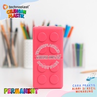 TECHNOPLAST COIN BANK BIG BLOCK | CELENGAN PLASTIK LEGO 2 VARIAN