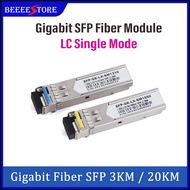1Pair (2pcs) TX+RX Gigabit Fiber SFP Module 1000M LC 1.25G 1310nm/1550nm Single Mode A+B Fiber Modul
