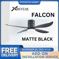 FREE DELIVERY BESTAR FALCON 36 INCHES / 46 INCHES/ 52 INCHES 3 BLADES CEILING FAN WITH LED LIGHT AD