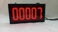 Counter display 5 digit