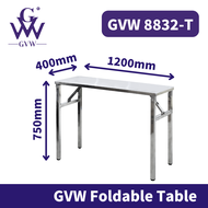 GVW【Rectangular】 Stainless Steel Foldable Table / Meja Lipat