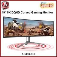 AOC AGON AG493UCX 49" 5K Dual QHD Curved Gaming Monitor with 120Hz (Global Cybermind)