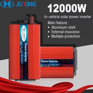 JUXING 12000W Solar Power Inverter  DC 12V/24V to AC 220V-240V Voltage Converter Home Outdoor Electricity For Picnics Tourism Camping And Setting Up Stall