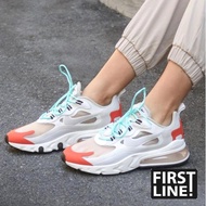 Nike Air Max 270 White Orange Transparent Thick Bottom Male Female Running Shoes Sports Training Leisure Max270