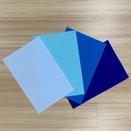 Hard Felt/Korean Felt/Toy Felt 1.2mm thickness Premium Quality Made in Korea - Set D (Light Blue to 