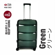 SAMEL 20" + 28" FGD 363 JAPANESES CONCEPT EXPANDABLE ANTI THEFT ZIPPER PP LUGGAGE 2 IN 1 SET