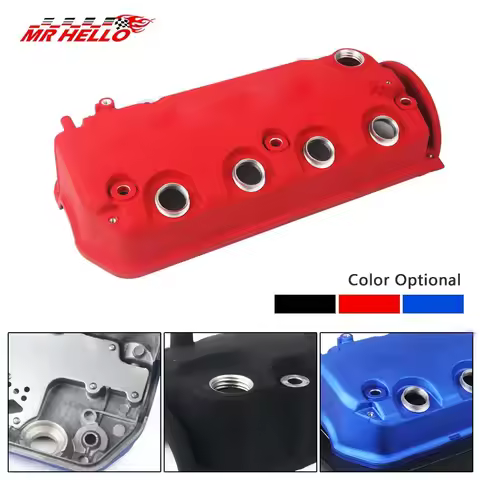 Valve Racing Rocker Engine Chamber Cover For Honda Civic D16 VTEC D16Y8 D16Z6 Blue/Red/Black