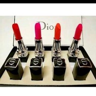 Dior迪奧 藍星絲絨霧感亮光💋唇膏4件限量版套裝組💋禮盒Dior禮袋