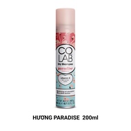 Dầu gội khô Colab Paradise (Hương Địa Đàng) - Tóc sạch bồng bềnh vào nếp sau 5s 200ml