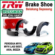 TRW REAR BRAKE SHOE FOR PERODUA MYVI MYVI LAGI BEST AXIA BEZZA (REAR)