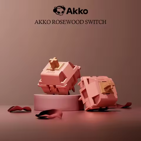 Akko Rosewood Switch 5 Pins 40gf Linear Switch Factory Lubed Deep Low-pitch Compatible with MX Mecha