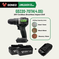 GONEO - GDZ20-70TH(4.0S / SOLO) - Cordless Brushless Impact Drill