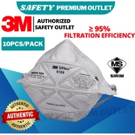 [ORIGINAL] 3M 9105 N95 V-Flex Particulate Respirator - (10Pcs) 3M N95 Face Mask N95口罩