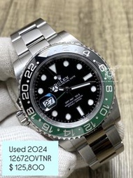 Rolex GMT 126720VTNR 💚 雪碧格帶 左的 🍸 126720   ✨2024年 95%新✨