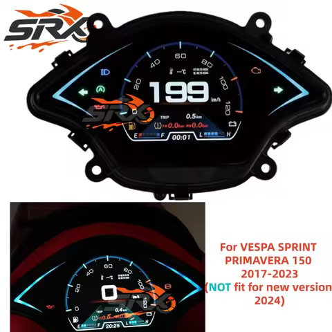 LCD Digital Speedometer For VESPA150 VESPA 150 VESPA Sprint Primevera 150 2017-2023 Meter Odometer M