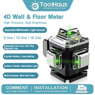 8/12/16 Lines Point Adjustable Laser Level 360 Rotary Cross Self Leveling Adjustable Auto Measuring 