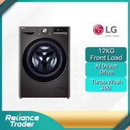 LG 12KG Front Load Washing Machine with AI Direct Drive and TurboWash 360˚ FV1412S3B