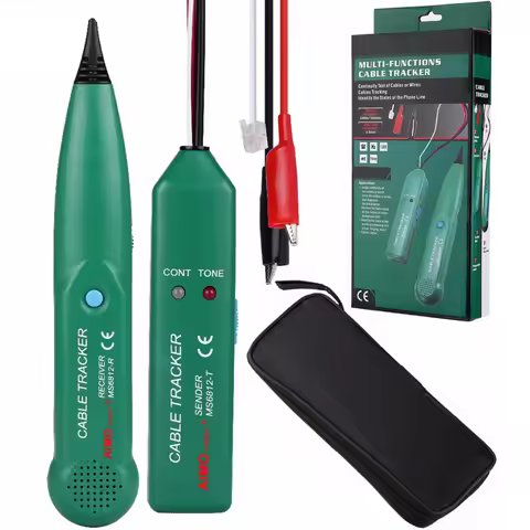 MS6812 Cable Tracker Tester Professional Line LAN detector UTP STP Telephone Wire Tracer Breakpoint 