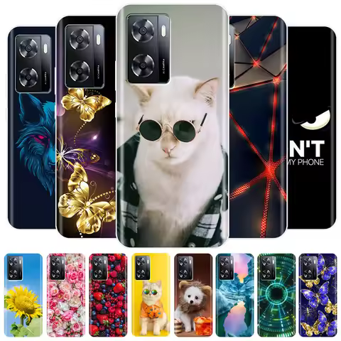 For Oppo A57S Case A57 A77 4G Silicone Case for Oppo A57 A 57 77 A57E A57S Soft Back Cover for Oppo 