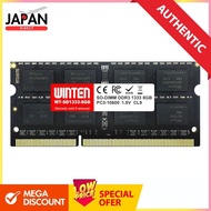 WINTEN Notebook PC Memory DDR3 1333 PC3-10600 8GB 204Pin CL9 1.5V DIMM [5-year compatibility warrant