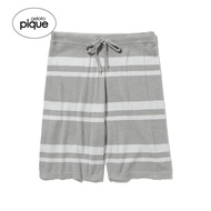 Gelato Pique Men's Stripe Design Milkshake Color Soft Pajama Shorts