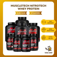 MuscleTech NitroTech Whey Protein 2lbs/4lbs - Chocolate / Vanilla / Strawberry / Cookies & Cream