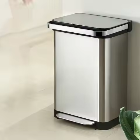 Rcompression Trash Can Trash Compactor Kitchen Compost Bin Compresses Kitchen Stainless Steel Bedroo