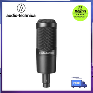Audio-technica AT2035 ไมโครโฟนคอนเดนเซอร์สำหรับสตูดิโอ XLR สีดำ
