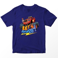 Blaze and Monster Machines Blaze AJ Let's Blaze T-Shirt, Black, Ages 1-10 Years