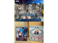 黏土人 1800 雪初音 miku 初音未來 兩隻景品
