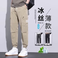 Men's overalls baggy outdoor slacks n thin-cut leggings all-in-one pants men's summer thin-cut overa