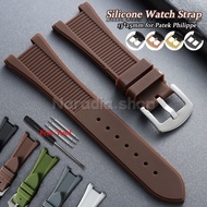 25*13mm for Patek Philippe Watch Band Series 5711/5712/5980 Silicone Watchband Waterproof Rubber Wat