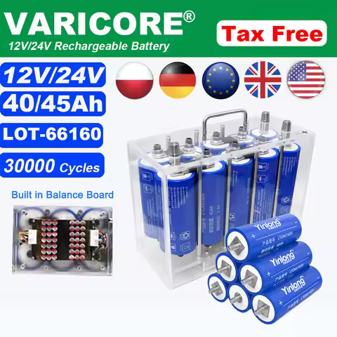 2.3V 12V 24V 45Ah 40Ah Lithium Titanate Rechargeable Battery pack Yinlong LTO66160 10C High Power Lo