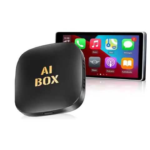 For Car Vehicle And Automobile Android 13 AIBOX 3in1 Carplay Adapter Smart Connect Wireless Box With