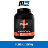 Rule 1 Protein Whey Isolate (5lbs) - R1, 100% Whey Isolates, Lean Muscle, Recovery