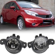 1 Pair Front Fog Lights Lamps for Nissan Juke X-Trail Almera Micra Mur