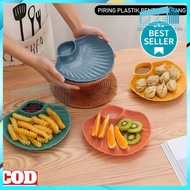 GP PACKAGE 5 PCS Plastic Shell Plates Shell-Shaped Plates Shell Plate Cake Bread 2in1 Unique Viral P