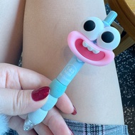 Can Big Mouth Big Eye Funny Doll Pen Appearance Black Press Medium Pen Special Pen for Study Exam 9.