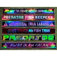 Hologram Fishing Stickers / CHANNA Fish