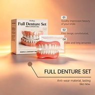 Silicone Dentures Set Teeth Comfortable And Reusable Veneer Dentures Cosmetic Teeth