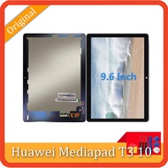 จอสัมผัสหรือจอแอลซีดีสำหรับ Huawei MediaPad T3 10 AGS-L03 AGS-L09 AGS-W09หน้าจอสัมผัสกรอบประกอบเครื่