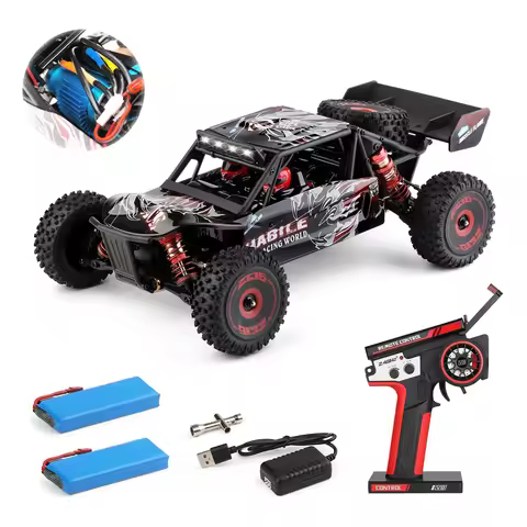 WLtoys 124016(V2) Fast RC Car, 1/12 Brushless RC Car with Independent ESC for Adults, 75km/h, Suitab