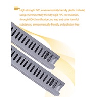 100cm 80mmx80mm PVC Cable Tray/Duct Slotted PVC industrial environmental protection cable trunking